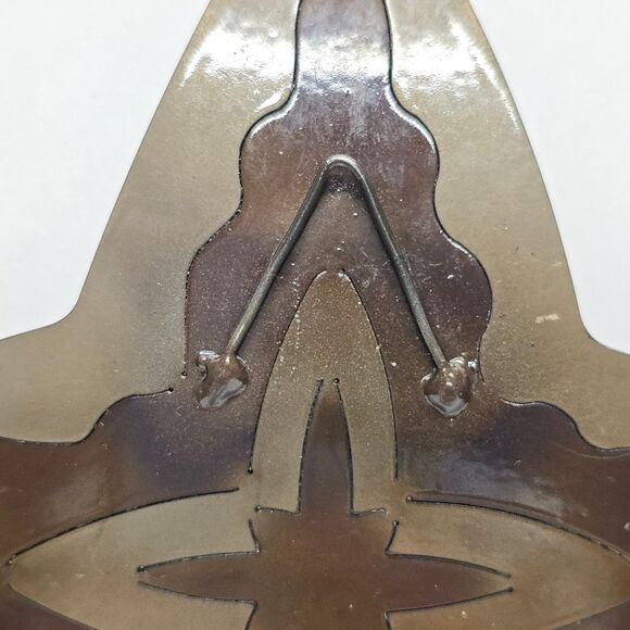 David Broussard Signed Jeweled Steel Infiniti Cross Crucifix Wall Hanging 2006 - Picture 5 of 8